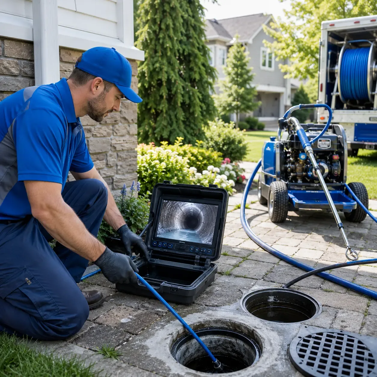 Outdoor drain cleaning professionals serving Salt Rock, WV