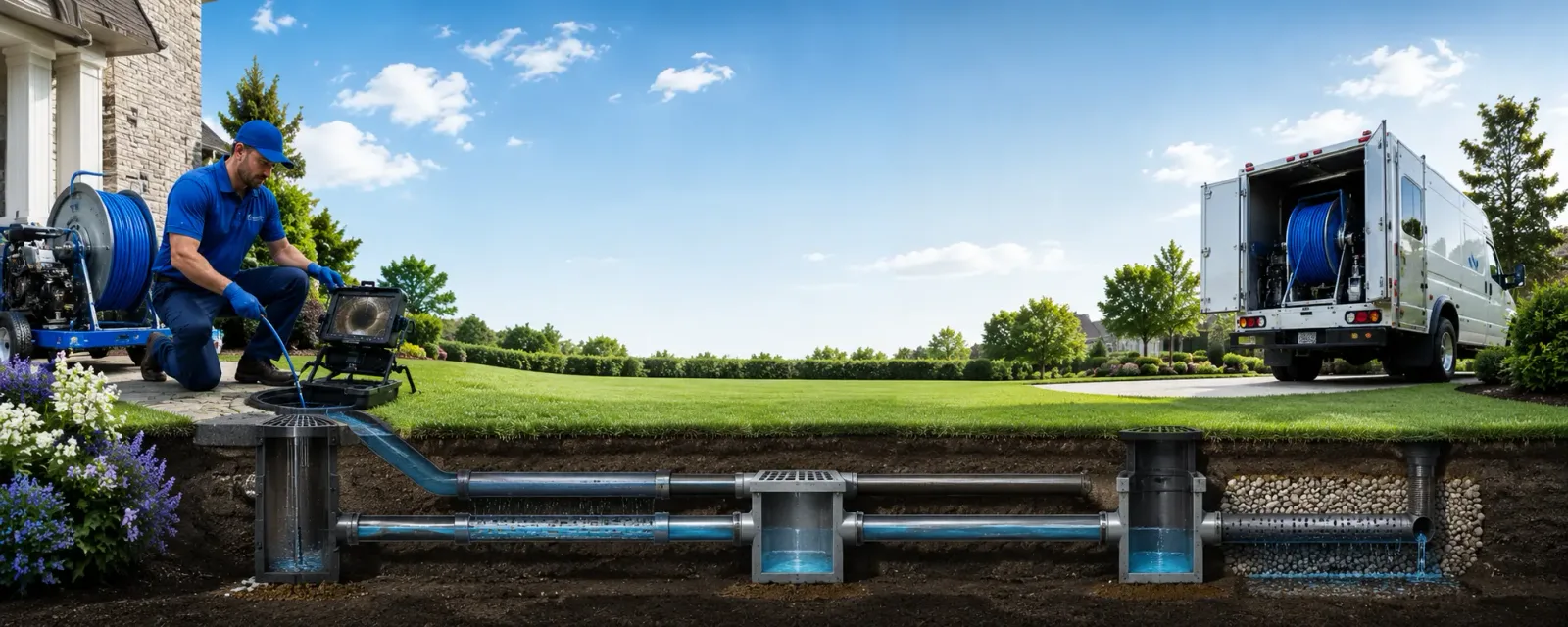 Outdoor drain cleaning information for Salt Rock, WV